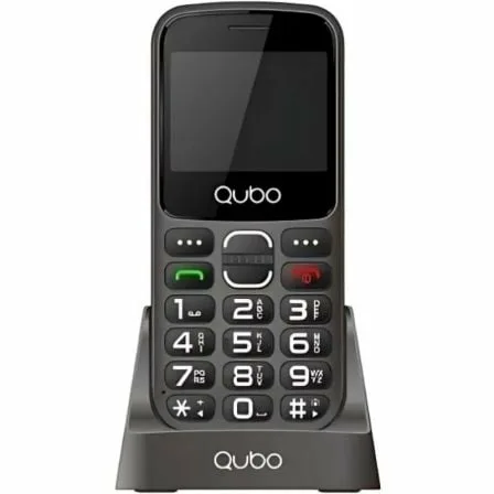Teléfono Móvil Qubo X-230BKC 4G para Personas Mayores/ Negro