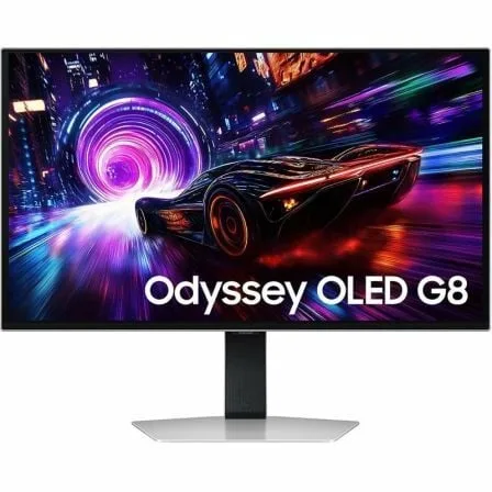 Monitor Gaming Samsung Odyssey OLED G8 G81SF S32FG810SU 32"/ 4K/ 0.03ms/ 240Hz/ OLED/ Multimedia/ Regulable en altura/ Plata