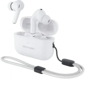Auriculares Bluetooth Vention Echo Lite E11 Pro con estuche de carga/ Autonomía / Blancos