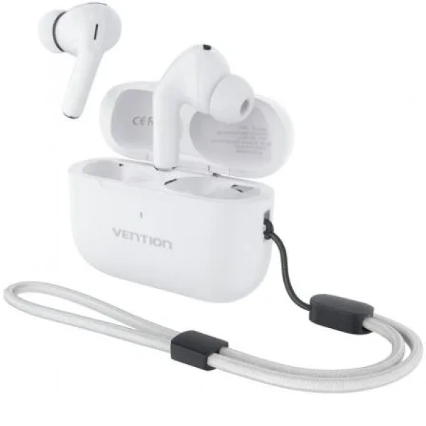 Auriculares Bluetooth Vention Echo Lite E11 Pro con estuche de carga/ Autonomía / Blancos