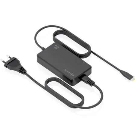 Cargador Sobremesa GaN Aisens ASCH-1PD65D068-BK/ 1xUSB Tipo-C/ 65W