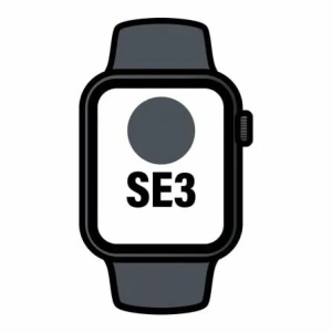 Apple Watch SE3/ GPS/ Cellular/ 40mm/ Caja de Aluminio Medianoche/ Correa Deportiva Medianoche M/L