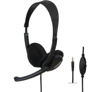 Auriculares Fonestar HOME-35 con Micrófono/ Jack 3.5/ Negros