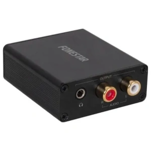 Convertidor de Audio Fonestar FO-41DAH/ Entrada Toslink y RCA/ Salida 2x RCA/ 1x Jack 3.5