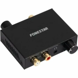 Convertidor de Audio Fonestar FO-42DAV/ Entrada Toslink y RCA/ Salida 2x RCA/ 1x Jack 3.5