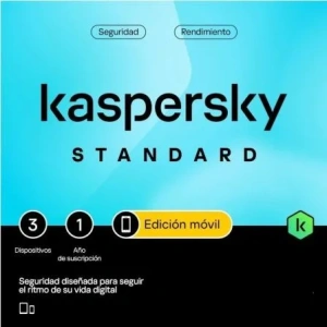 Kaspersky Standard Mobile para Android/ 3 Dispositivos/ 1 Año