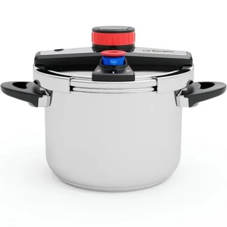 Olla a Presión Orbegozo HP 6200/ 6L/ Acero Inoxidable/ Apta para Inducción