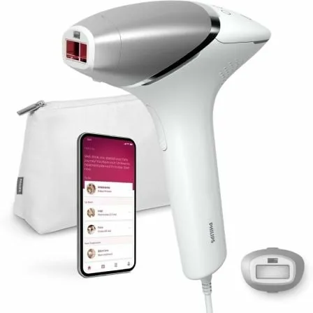 Depiladora IPL Philips Lumea IPL Serie 8000 Prestige/ con Cable/ Incluye 3 Accesorios