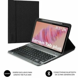 Funda con Teclado Subblim Keytab Pro BT Lenovo Tab 2025 11.5"/ Negra