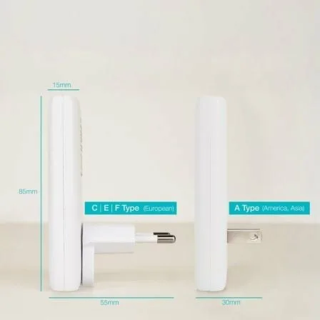 Cargador de Pared Universal GaN para Viaje TooQ TQWC-GANSL65W1A1C/ 1xUSB Tipo-C/ 1xUSB/ 65W - Imagen 2