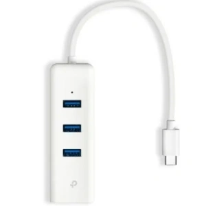 Hub USB Tipo-C 3.0 TP-Link UE330C/ 3xUSB/ 1xRJ45/ Blanco