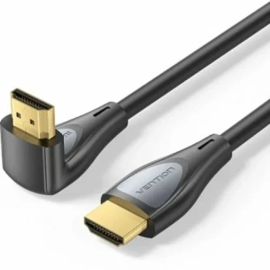 Cable HDMI 2.0 4K Acodado Vention ALQBI/ HDMI Macho - HDMI Macho/ 3m/ Negro