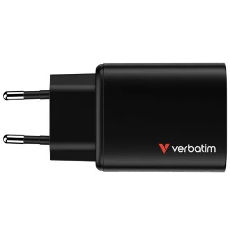 Cargador de Pared GaN Verbatim Essentials/ 2xUSB Tipo-C/ 1xUSB/ 65W - Imagen 3