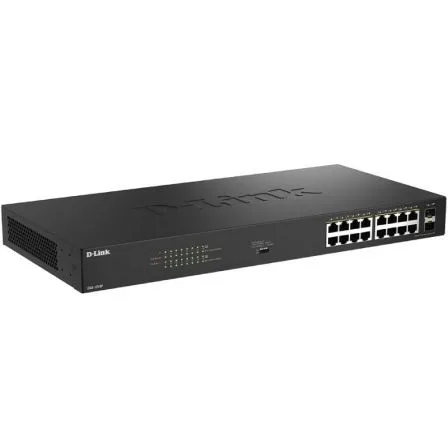 Switch D-Link DGS-1018P/E 18 Puertos/ RJ-45 Gigabit 10/100/1000 PoE/ SFP - Imagen 2