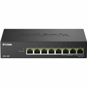 Switch D-Link DMS-108P/E 8 Puertos/ RJ-45 Gigabit 10/100/1000 PoE