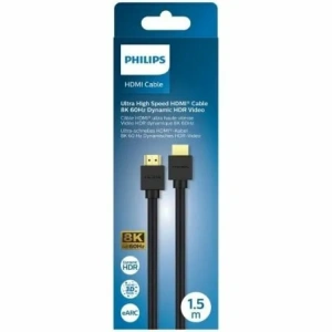 Cable HDMI 4K Philips SWV5702/ HDMI Macho - HDMI Macho/ 2m/ Certificado/ Negro