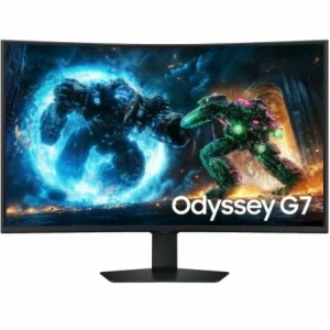 Monitor Gaming Samsung Odyssey G7 G75F 37"/ 4K/ 1ms/ 165Hz/ VA/ Regulable en altura/ Negro