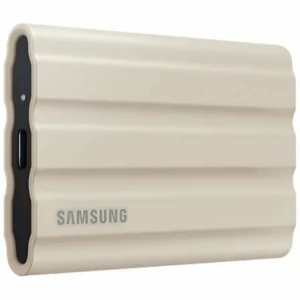 Disco Externo SSD Samsung Portable T7 Shield 1TB/ USB 3.2/ Beige