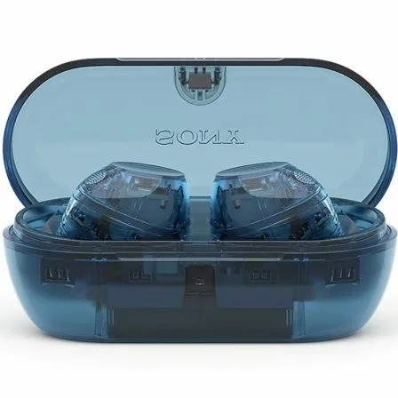 Auriculares Bluetooth Sony WF-C710N con estuche de carga/ Autonomía 12h/ Azules Cristal - Imagen 3