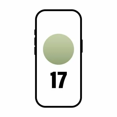 Smartphone Apple iPhone 17 256GB/ 6.3"/ 5G/ Verde salvia
