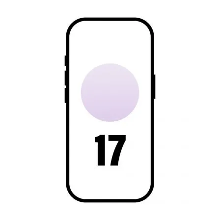 Smartphone Apple iPhone 17 512GB/ 6.3"/ 5G/ Lavanda