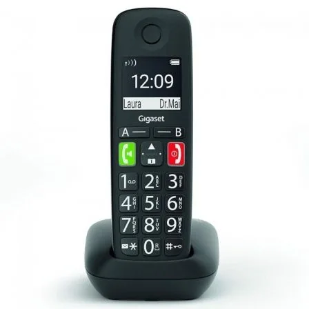 Teléfono Inalámbrico Gigaset E290/ Pack DUO/ Negro