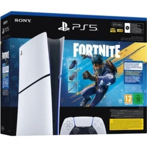 Consola Sony Playstation 5 - PS5 Slim Digital 825GB/ Incluye Mando Dual Sense y Blunde Fortnite Flowering Chaos/ Chassis E
