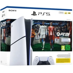 Consola Sony Playstation 5 - PS5 Slim Estándar 1TB/ Incluye Mando Dual Sense y Código de Juego EA Sports FC 26/ Chassis E
