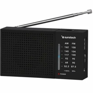 Radio Portátil Sunstech RPS412/ Negra