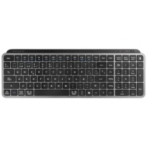 Teclado Compacto Inalámbrico por Bluetooth Mars Gaming MK-SILENKEYS/ Negro