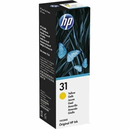 Botella de Tinta Original HP nº31/ Amarillo - Imagen 3