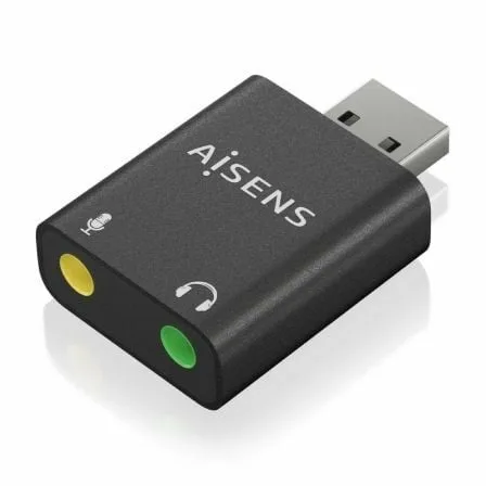 Tarjeta de Sonido Aisens A106-0768/ USB Macho - 2x Jack 3.5 Hembra - Imagen 5