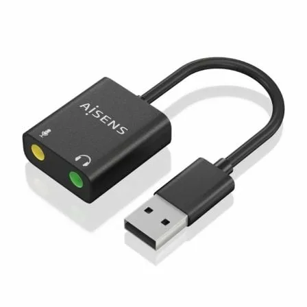 Tarjeta de Sonido Aisens A106-0769/ USB Macho - 2xJack 3.5 Hembra - Imagen 5