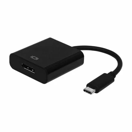 Conversor Aisens A109-0345/ USB Tipo-C Macho - DisplayPort Hembra/ 15cm/ Negro - Imagen 5