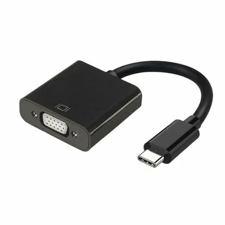 Conversor USB Tipo-C Aisens A109-0347/ USB Tipo-C - VGA Hembra/ 15cm/ Negro - Imagen 5