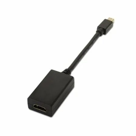 Conversor Aisens A125-0137/ Mini DisplayPort Macho - HDMI Hembra/ 15cm/ Negro - Imagen 6