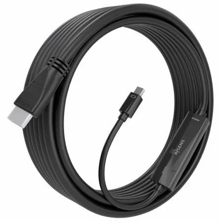 Cable Conversor Aisens A125-0890/ Mini DisplayPort Macho - HDMI 4K Macho/ 5m/ Negro - Imagen 8