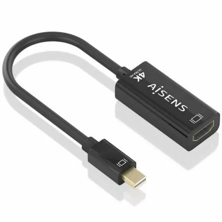 Conversor Aisens A125-0904/ Mini DisplayPort Macho - HDMI Hembra/ 15cm/ Negro - Imagen 7
