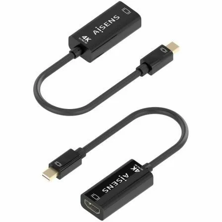 Conversor Aisens A125-0904/ Mini DisplayPort Macho - HDMI Hembra/ 15cm/ Negro - Imagen 9