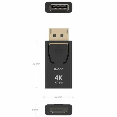 Adaptador HDMI 4K Aisens A125-0908/ DisplayPort Macho - HDMI Hembra - Imagen 9