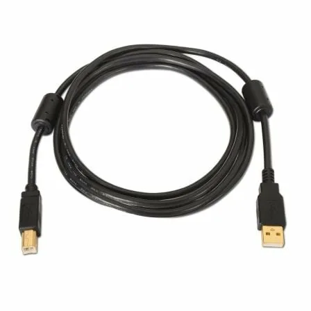 Cable USB 2.0 Impresora Aisens A101-0009/ USB Tipo-B Macho - USB Macho/ 2m/ Negro - Imagen 6