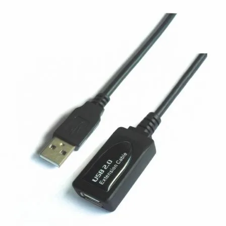 Cable Alargador USB 2.0 Aisens A101-0019/ USB Macho - USB Hembra/ Hasta 2.5W/ 60Mbps/ 10m/ Negro - Imagen 5