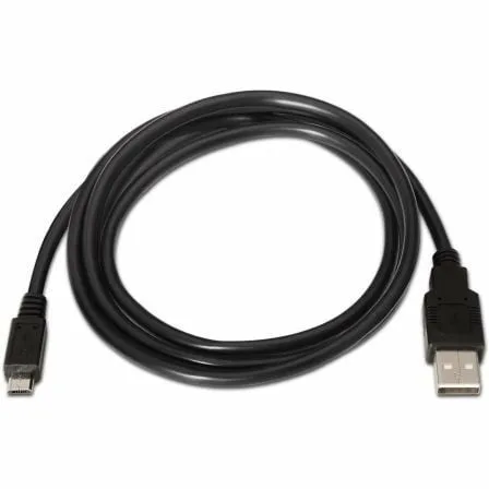 Cable USB 2.0 Aisens A101-0028/ USB Macho - MicroUSB Macho/ Hasta 2.5W/ 60Mbps/ 1.8m/ Negro - Imagen 8