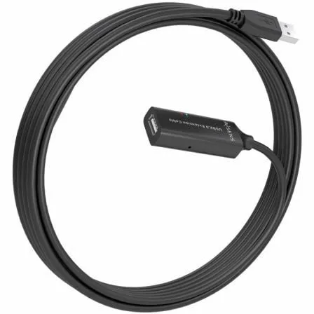 Cable Alargador USB 2.0 Aisens A101-0914/ USB Macho - USB Hembra/ 5m/ Negro - Imagen 8