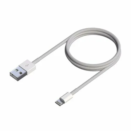 Cable USB 2.0 Lightning Aisens A102-0542/ USB Macho - Lightning Macho/ 50cm/ Blanco - Imagen 5