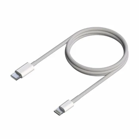Cable USB 2.0 Tipo-C Lightning Aisens A102-0543/ USB Tipo-C Macho - Lightning Macho/ 50cm/ Blanco - Imagen 7
