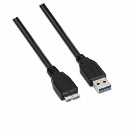 Cable USB 3.0 Aisens A105-0043/ USB Macho - MicroUSB Macho/ Hasta 9W/ 625Mbps/ 1m/ Negro - Imagen 7