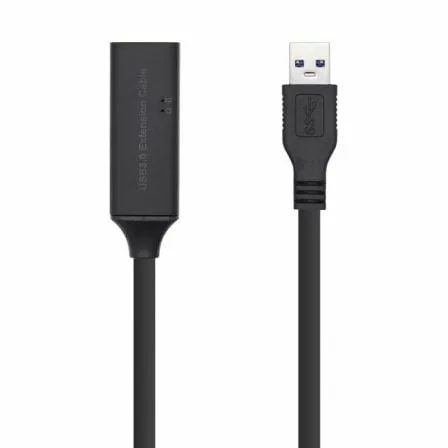 Cable Alargador USB 3.0 con Amplificador Aisens A105-0408/ USB Macho - USB Hembra/ Hasta 9W/ 625Mbps/ 10m/ Negro - Imagen 7