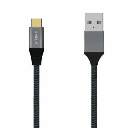 Cable USB 3.1 Tipo-C Aisens A107-0632/ USB Tipo-C Macho - USB Macho/ 10Gbps/ 1.5m/ Gris - Imagen 7