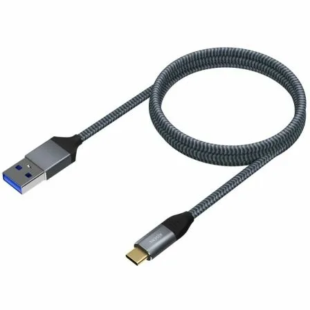 Cable USB 3.1 Tipo-C Aisens A107-0633/ USB Tipo-C Macho - USB Macho/ Hasta 27W/ 1250Mbps/ 2m/ Gris - Imagen 8